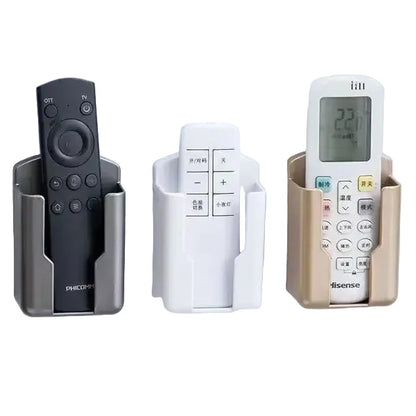 No-Drill Wall-Mounted Remote Control Holder