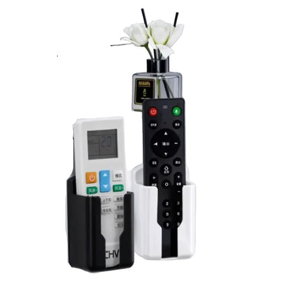 No-Drill Wall-Mounted Remote Control Holder