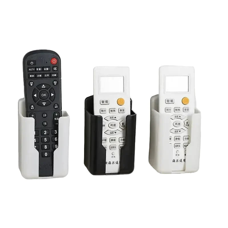 No-Drill Wall-Mounted Remote Control Holder