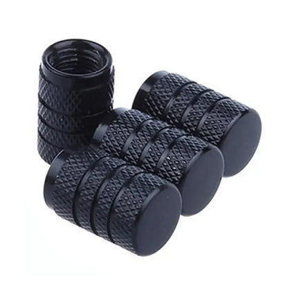 Aluminium Tire Valve Stem Caps (4Pcs) (different colours available)