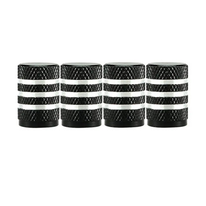 Aluminium Tire Valve Stem Caps (4Pcs) (different colours available)