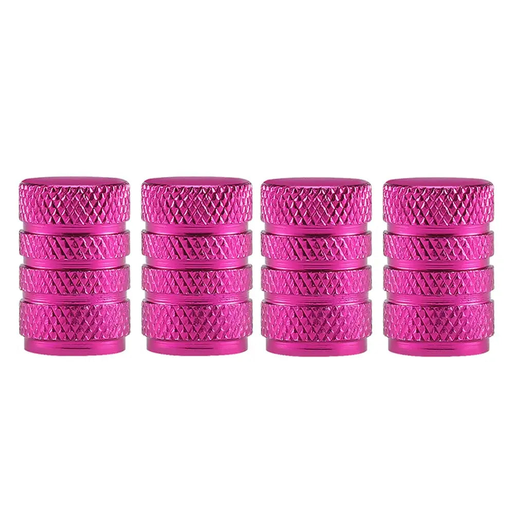Aluminium Tire Valve Stem Caps (4Pcs) (different colours available)