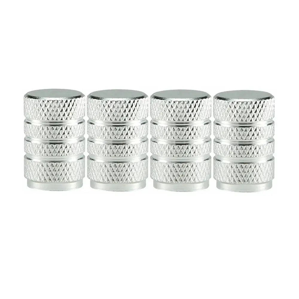 Aluminium Tire Valve Stem Caps (4Pcs) (different colours available)