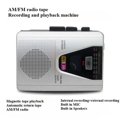Vintage AM/FM Cassette Player