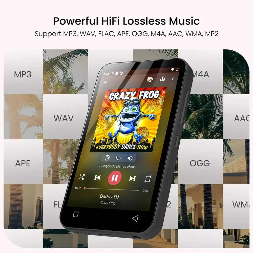 Android MP3/MP4 Music Player with Bluetooth & Wi-Fi (6 colours available)