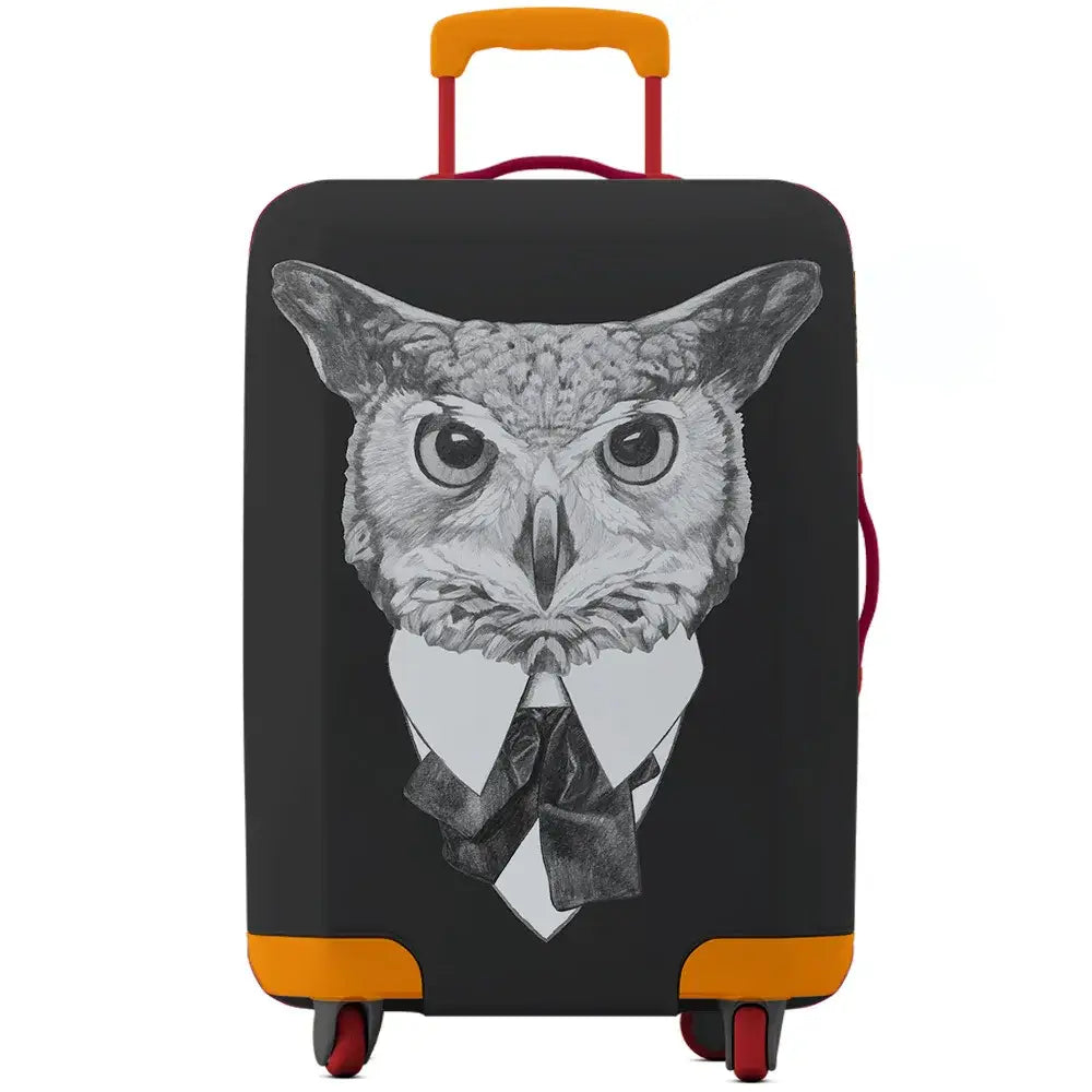 Animal Print Elastic Luggage Cover (18–32″)