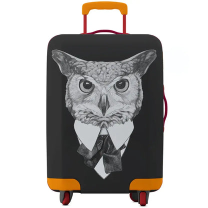 Animal Print Elastic Luggage Cover (18–32″)