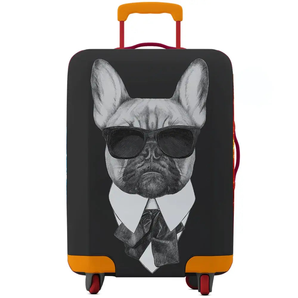 Animal Print Elastic Luggage Cover (18–32″)