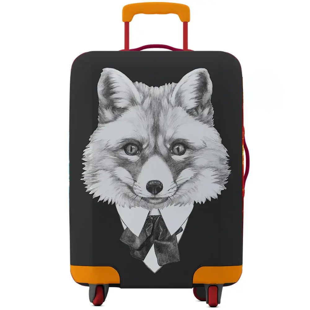 Animal Print Elastic Luggage Cover (18–32″)