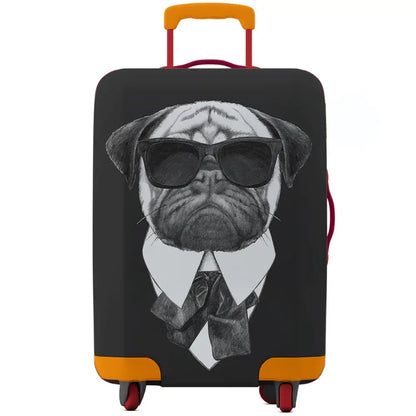 Animal Print Elastic Luggage Cover (18–32″)