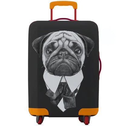 Animal Print Elastic Luggage Cover (18–32″)