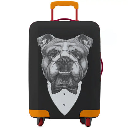 Animal Print Elastic Luggage Cover (18–32″)
