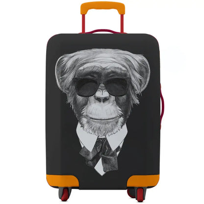 Animal Print Elastic Luggage Cover (18–32″)