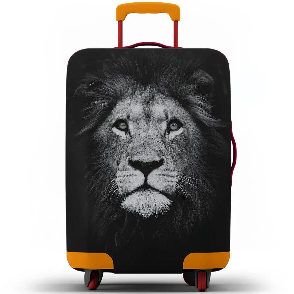 Animal Print Elastic Luggage Cover (18–32″)