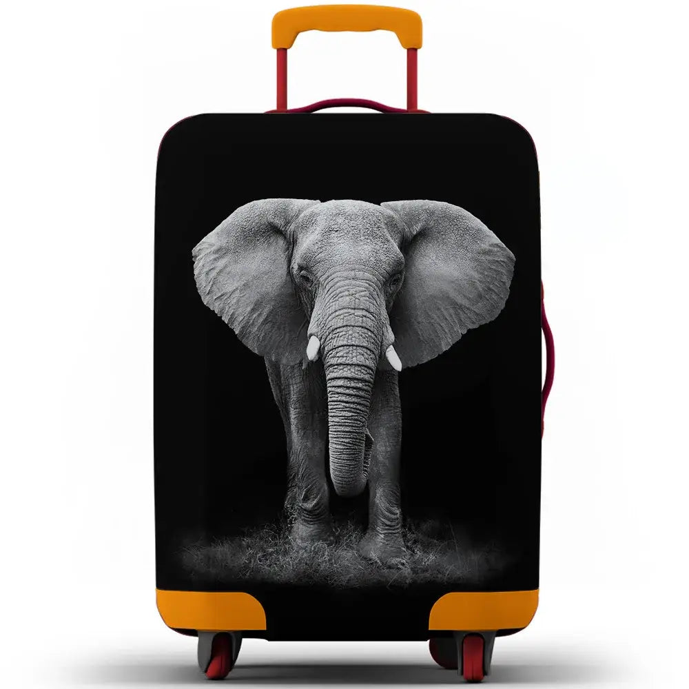 Animal Print Elastic Luggage Cover (18–32″)