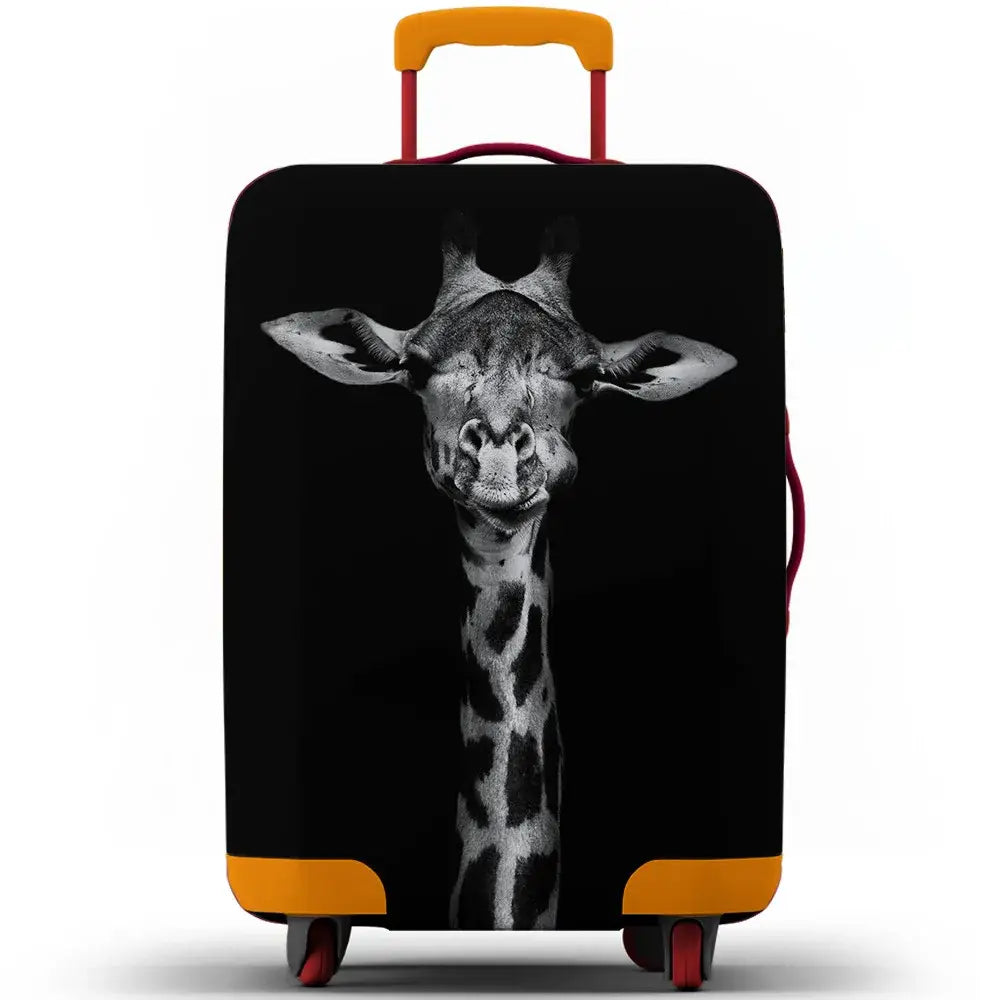 Animal Print Elastic Luggage Cover (18–32″)