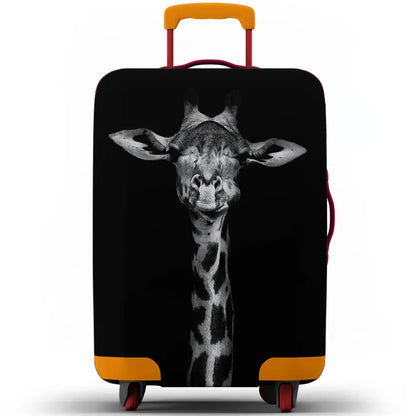 Animal Print Elastic Luggage Cover (18–32″)