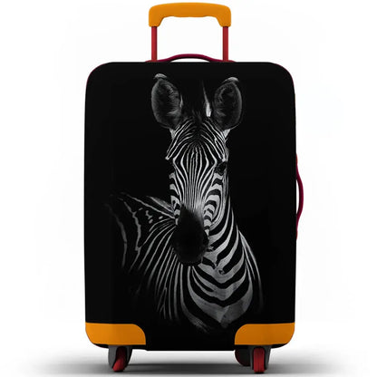 Animal Print Elastic Luggage Cover (18–32″)