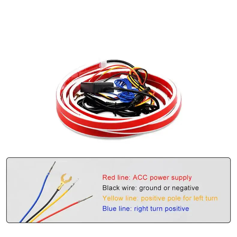 APP-Controlled LED Car Hood Light Strip (12V)