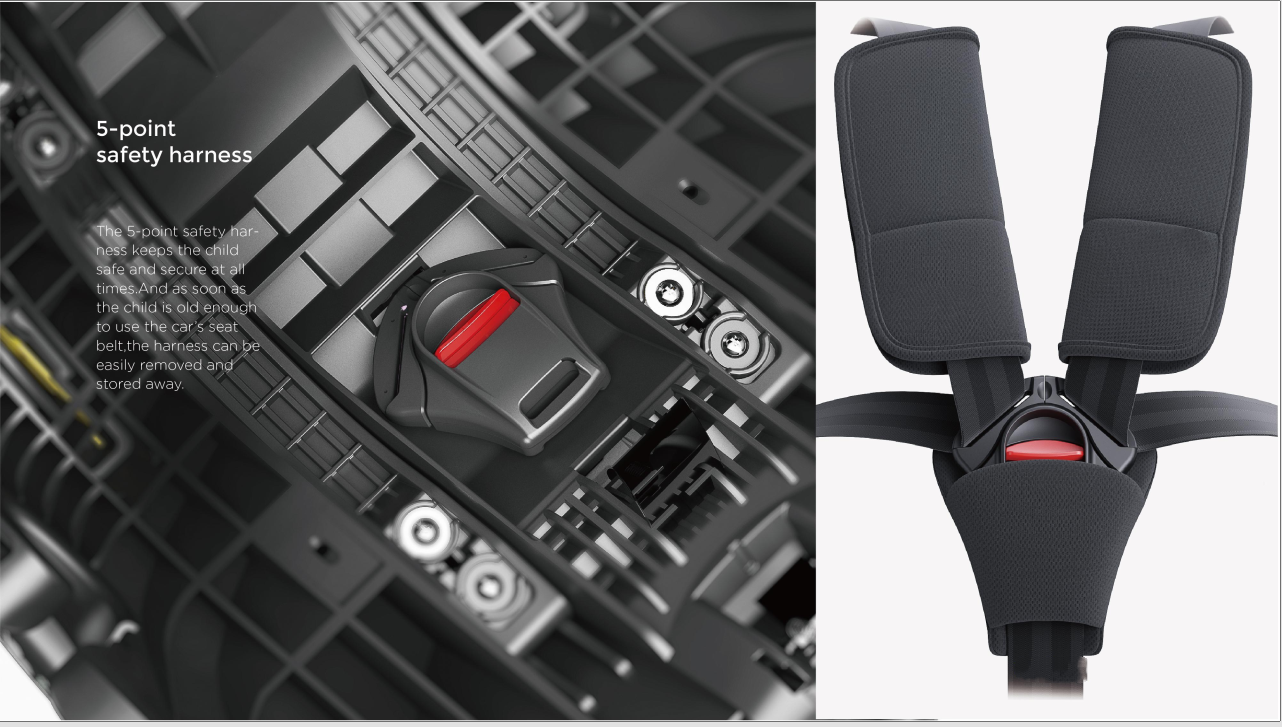 360° Rotating Baby Car Seat – Baby Brightness GuardianMax 1+ Black