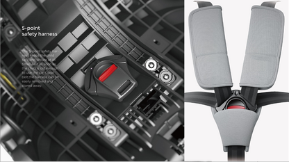 360° Rotating Baby Car Seat – Baby Brightness GuardianMax 2+ Grey