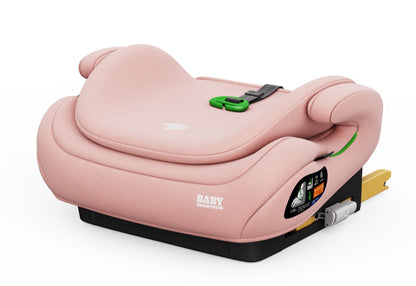 Pre-order Baby Brightness CloudLift Pro Half Booster Seat with ISOFIX and Backrest - Pink