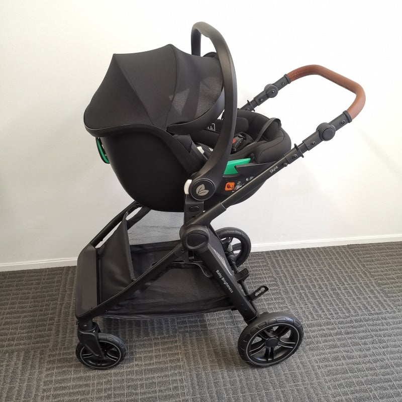 Pre-order Skyra 2-in-1 Newborn Pram & Bassinet Stroller + infant capsule + 360 car seat with Rotating ISOFIX B - image 27