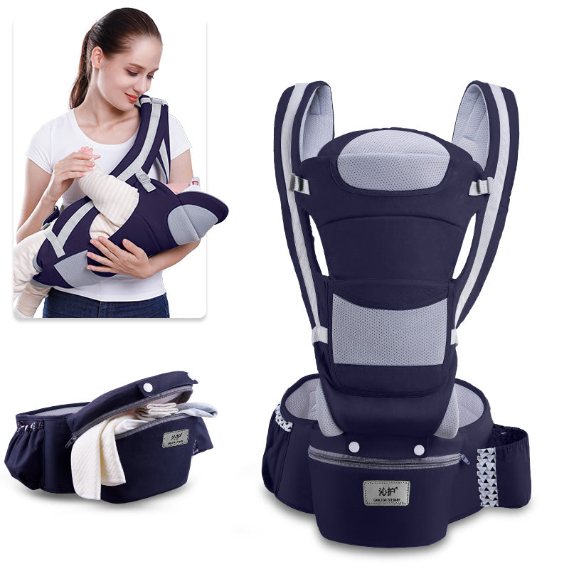 3 IN 1 BABY CARRIER HIPSEAT DARK BLUE