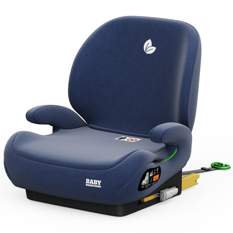 Pre-order Baby Brightness CloudLift Pro Half Booster Seat with ISOFIX and Backrest - Blue