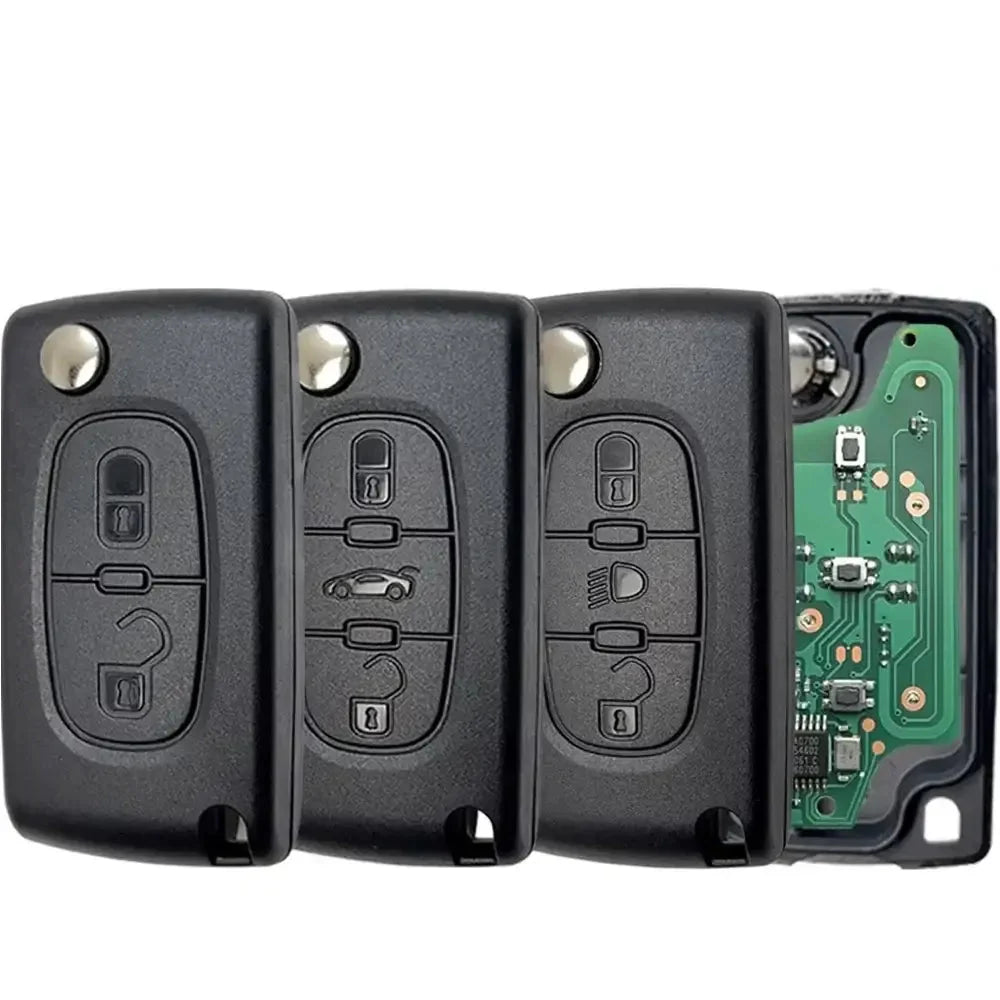 Flip Remote Car Key HU83 VA2 for Citroen C2–C6 & Peugeot 207–807