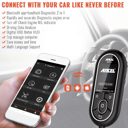 Ancel BD310 Bluetooth 4.0 OBD2 Scanner Auto Digital Gauge