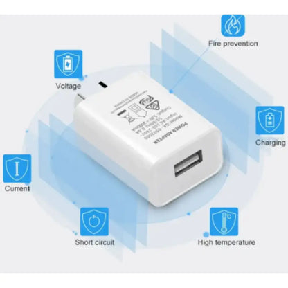 AU Travel Adapter USB Charger 5V 1A/2A