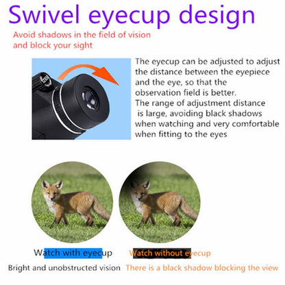 Night Vision Monocular Telescope 50X Outdoor for Hunting