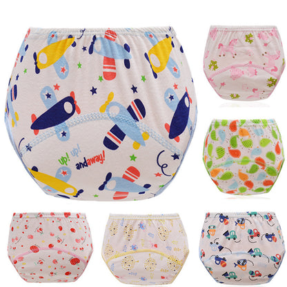 Printed Learning Pants for Babies - Washable and Breathable