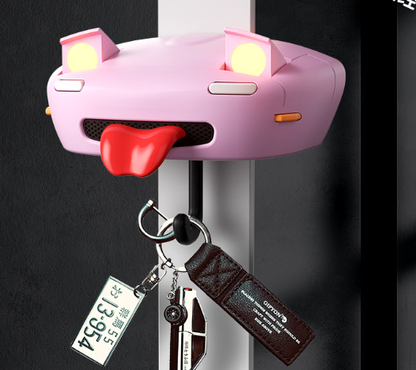 Car Headlight Keychain Holder