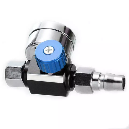 For Car Metal Paint Spray Gun Air Pressure Regulator Gauge 0-140PSI