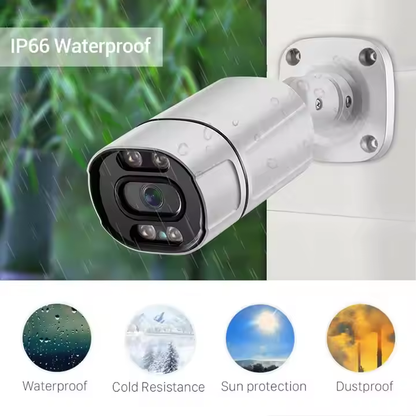 4CH POE Home Night Vision Security Camera System
