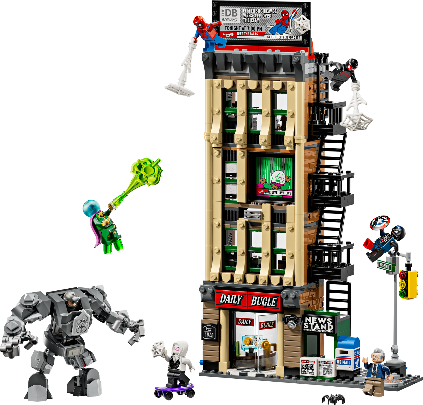 LEGO Marvel: Spider-Man vs Mysterio: The Daily Bugle (76342)