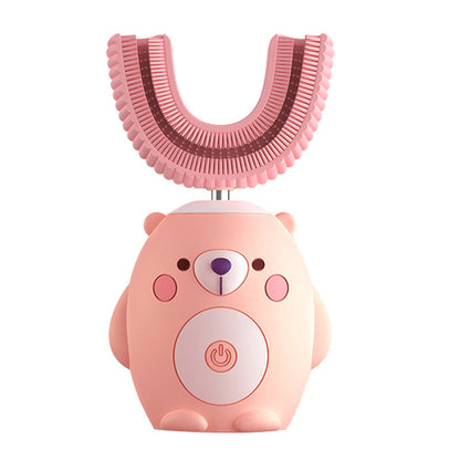 Children's U-Shaped Electric Toothbrush with Silicone Head