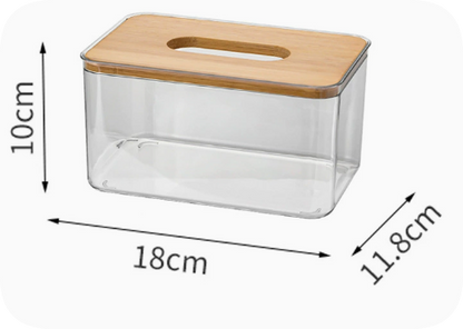 Transparent Tissue Box Holder
