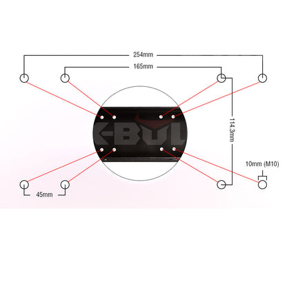 X-BULL Winch Mounting Plate Cradle 8000-13000lbs New Universal Truck TrailerATV