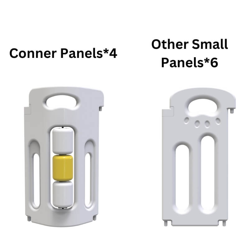 Luxurious Unique Solid Adorable Baby Playpen 158*206*63cm(Yellow Cat)