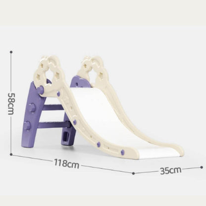 Foldable Cloud Baby Slide -Grey | Purple
