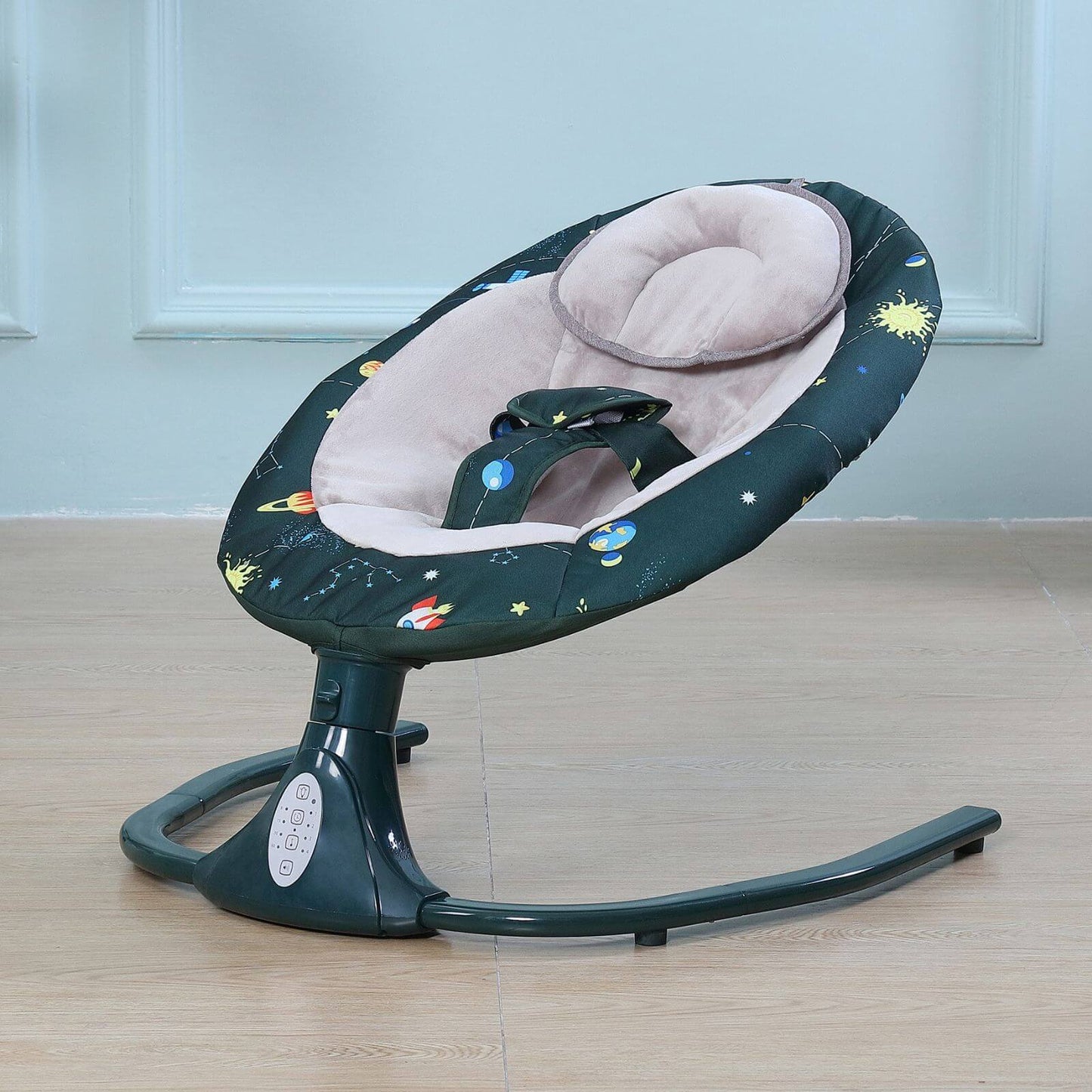 Smart Baby Swing Cradle Rocker/ Bouncer Seat-Dark Green
