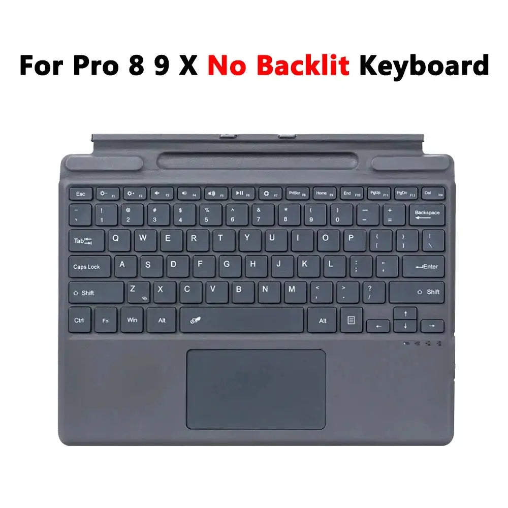 Backlit Bluetooth Keyboard Type Cover for Microsoft Surface Pro 3–7+ (12.3") & Pro 8–11/X (13")