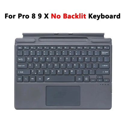Backlit Bluetooth Keyboard Type Cover for Microsoft Surface Pro 3–7+ (12.3") & Pro 8–11/X (13")