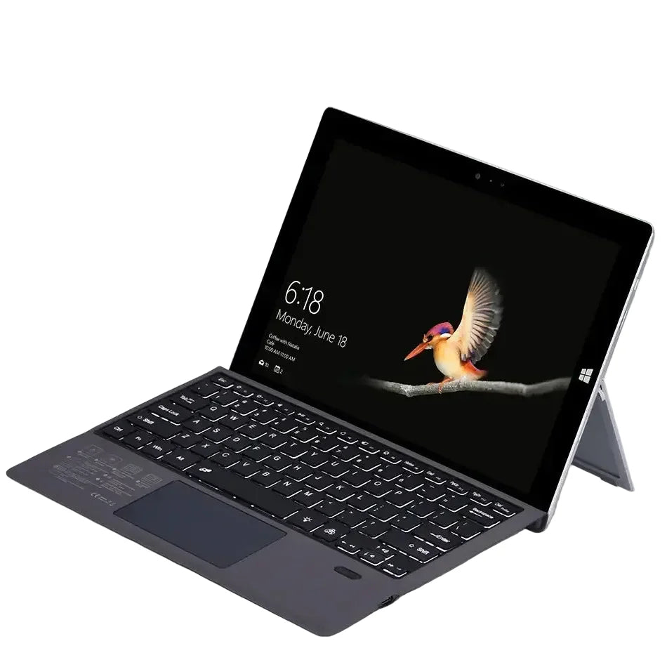 Backlit Bluetooth Keyboard Type Cover for Microsoft Surface Pro 3–7+ (12.3") & Pro 8–11/X (13")