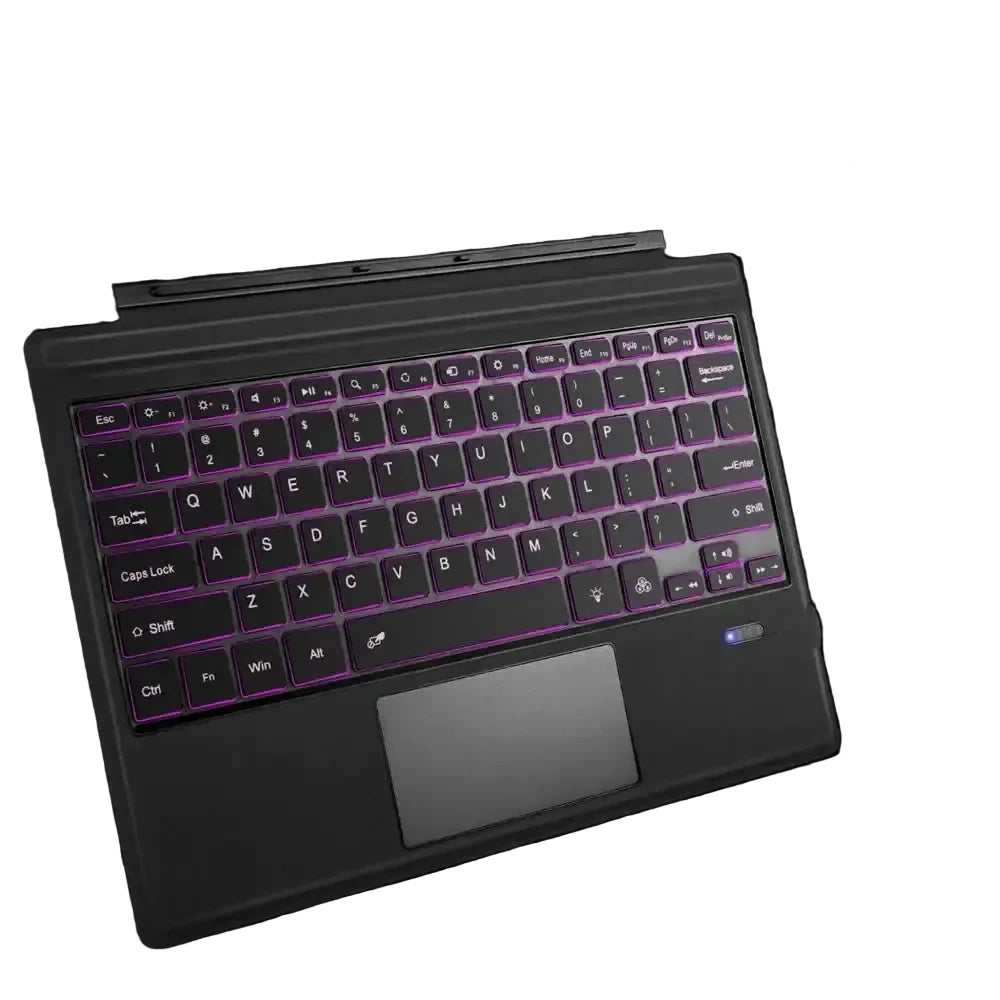Backlit Bluetooth Keyboard Type Cover for Microsoft Surface Pro 3–7+ (12.3") & Pro 8–11/X (13")