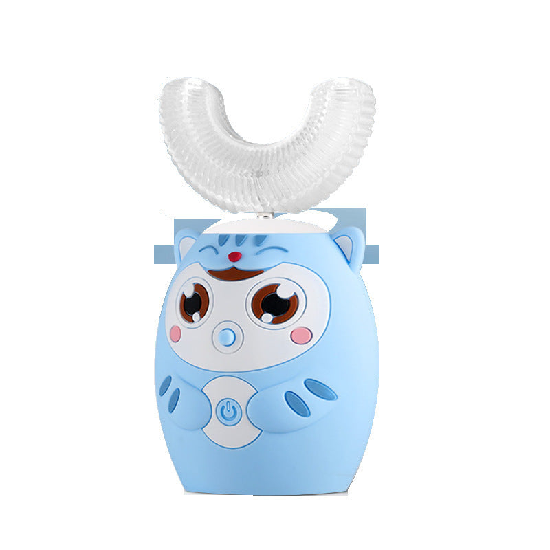 Children's U-Shaped Electric Toothbrush with Silicone Head