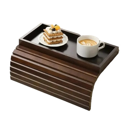 Bamboo Sofa Armrest Storage Rack